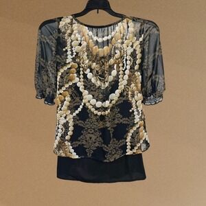 East 5th 2 Piece Blouse - Women's Size Small- New NWT!